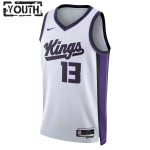 Maillot NBA Sacramento Kings Keegan Murray Nike 2023-24 Association Edition Blanc Swingman - Enfant